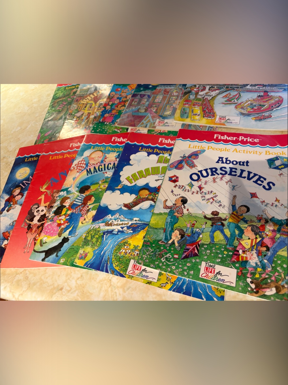 10 used Fisher-Price Little People Activity Books
